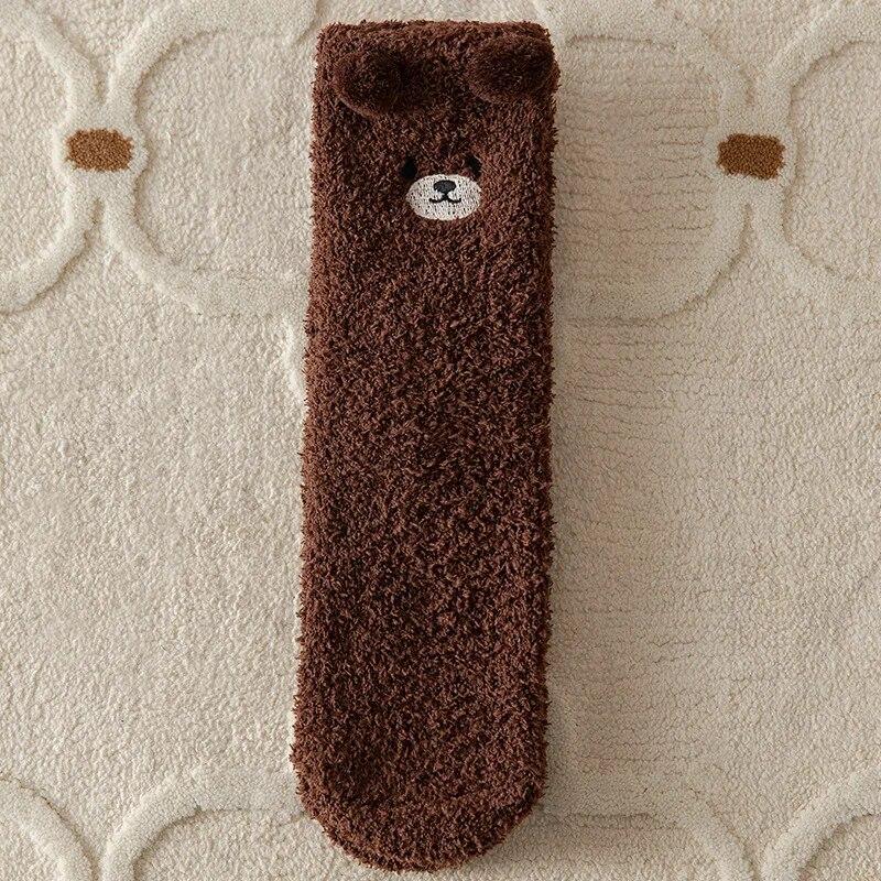 Женские зимние теплые пушистые носки, домашние напольные носки для сна, кавайные 3D медведи, толстые флисовые нечеткие носки с милыми животными, модные японские модные корейские носки One Size кофейный
Женские зимние теплые пушистые носки, домашние напольные носки для сна, кавайные 3D медведи, толстые флисовые нечеткие носки с милыми животными, модные японские модные корейские носки One Size кофейный