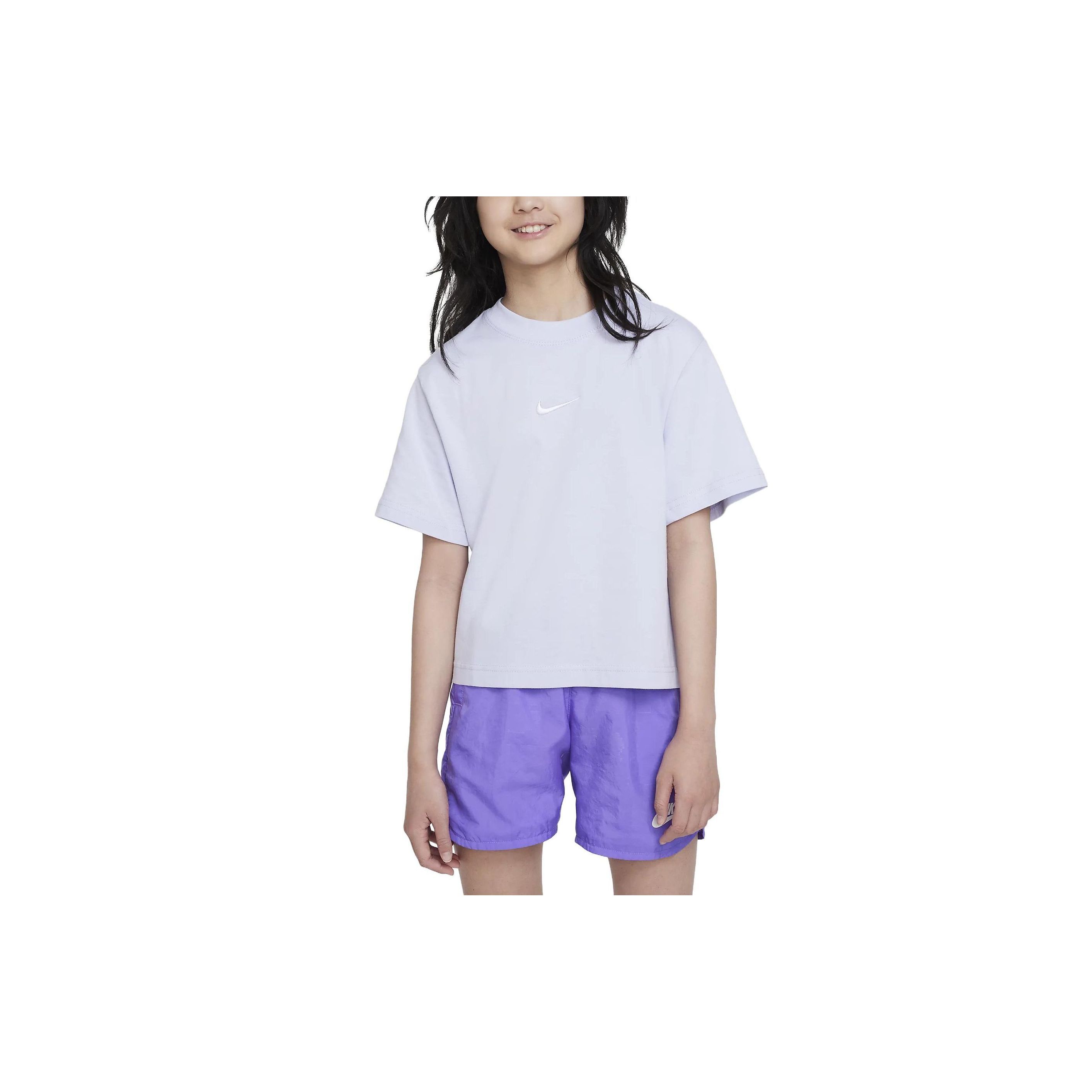 Nike Kids Sportswear Solid Logo Loose Fit Short Sleeve T-Shirt Kids Tops Oxygen-Purple DH5750-536 S
Nike Kids Sportswear Solid Logo Loose Fit Short Sleeve T-Shirt Kids Tops Oxygen-Purple DH5750-536 S