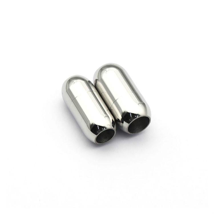 5Pcs/Lot Stainless Steel Magnetic Clasps End Hole 5mm 6mm 8mm for Leather Cord Buckle Bracelet DIY Connectors Jewelry Making Inner hole 6mm
5Pcs/Lot Stainless Steel Magnetic Clasps End Hole 5mm 6mm 8mm for Leather Cord Buckle Bracelet DIY Connectors Jewelry Making Inner hole 6mm
