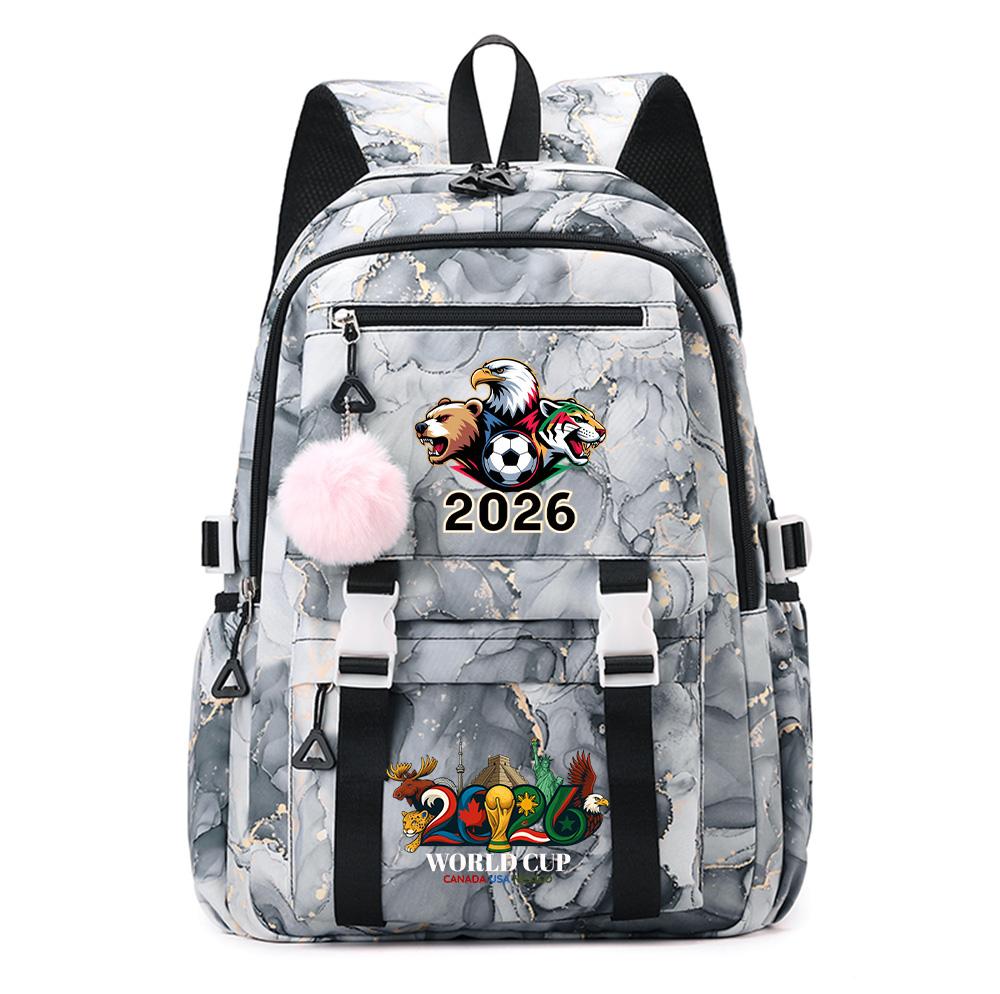 2026 FIFA World Cup Printed Large Capacity Waterproof Backpack Teenger Student Girl Boy Schoolbag Bookbag Women Large Capacity Travel Bag Mochila
2026 FIFA World Cup Printed Large Capacity Waterproof Backpack Teenger Student Girl Boy Schoolbag Bookbag Women Large Capacity Travel Bag Mochila