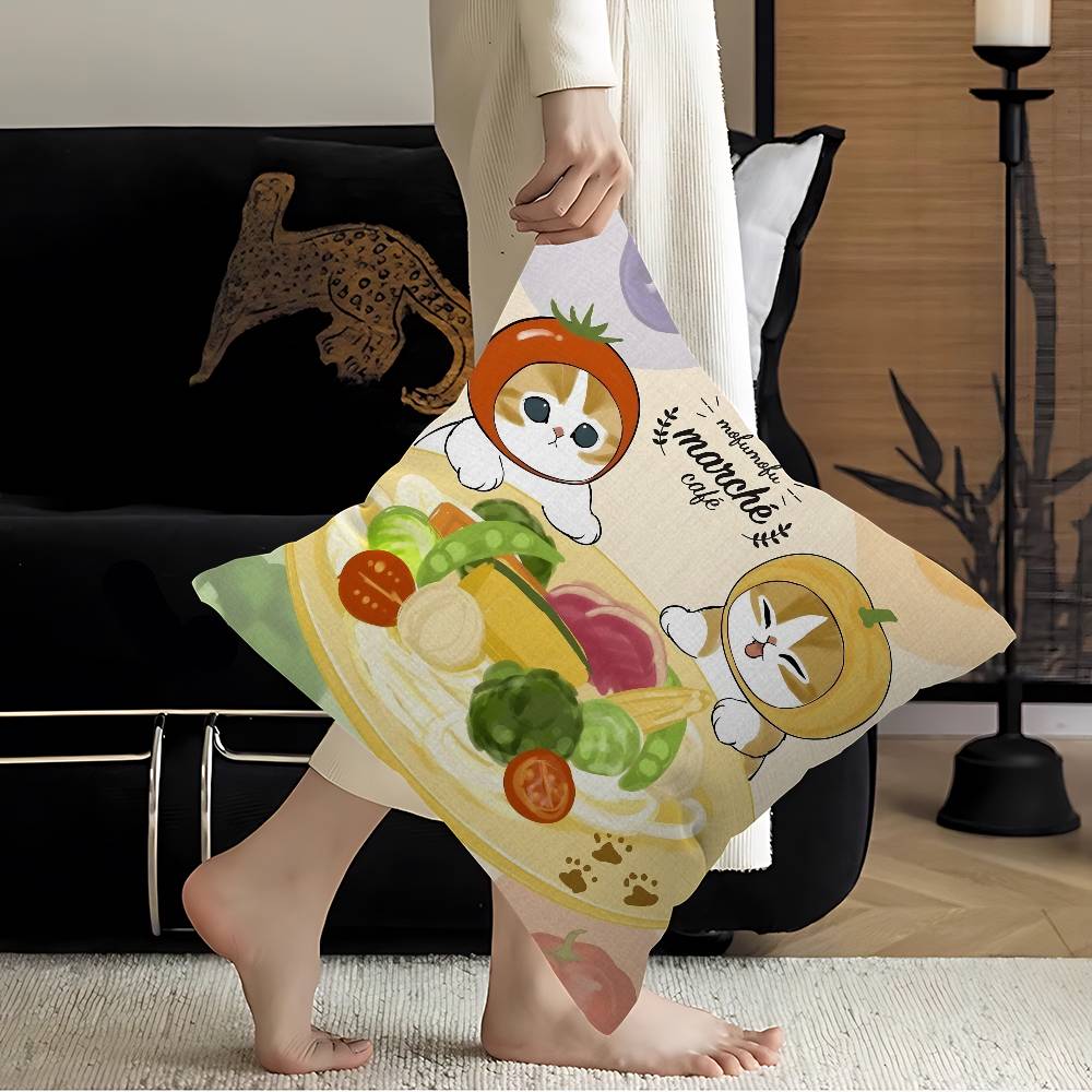 MMofusand Cute Cat Cartoon Personalized Pillow Dust Cover Bedroom Kids Party Decoration Pillowcase Birthday Children Gift 30x30 cm
MMofusand Cute Cat Cartoon Personalized Pillow Dust Cover Bedroom Kids Party Decoration Pillowcase Birthday Children Gift 30x30 cm