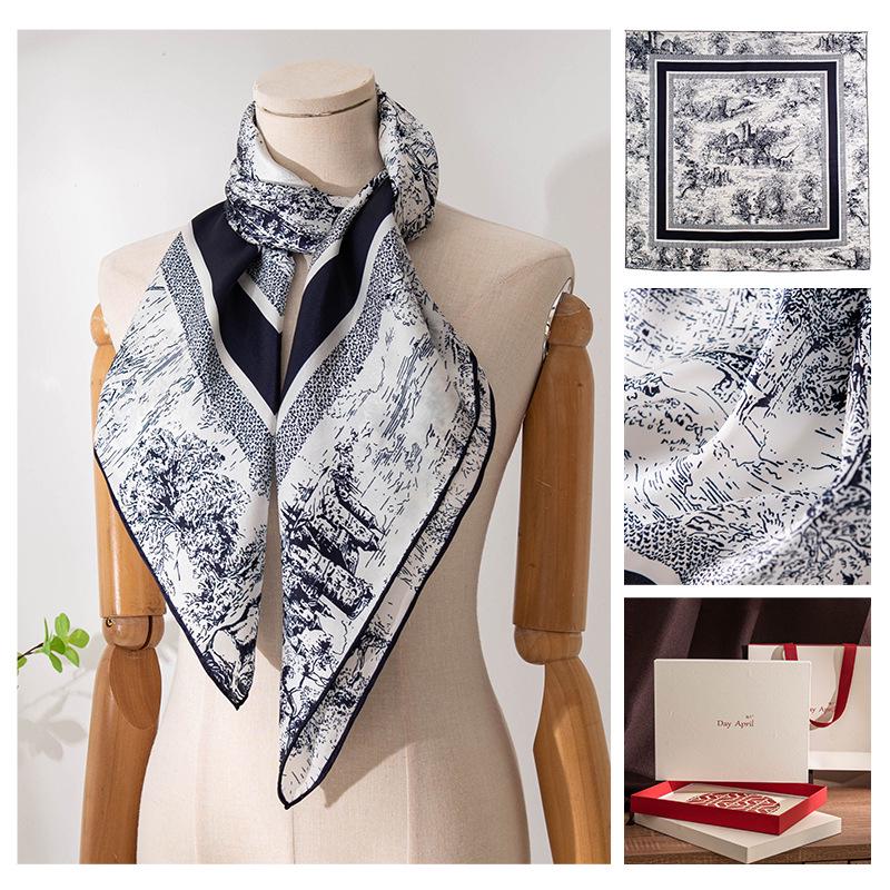Women s 100% Mulberry Silk Retro Jungle Castle Print Scarf – Elegant High-End Light Luxury Shawl 110x110 cm
Women s 100% Mulberry Silk Retro Jungle Castle Print Scarf – Elegant High-End Light Luxury Shawl 110x110 cm