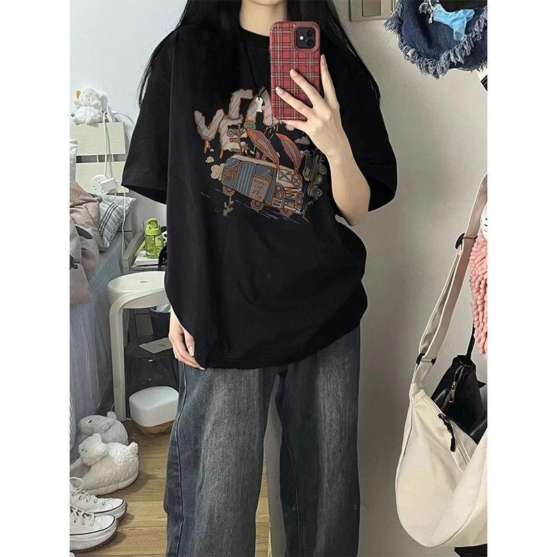 Women s Brown Pure Cotton Oversized Short Sleeve T-Shirt with Whitening Effect - Trendy Summer Top for Couples XL чорний
Women s Brown Pure Cotton Oversized Short Sleeve T-Shirt with Whitening Effect - Trendy Summer Top for Couples XL чорний