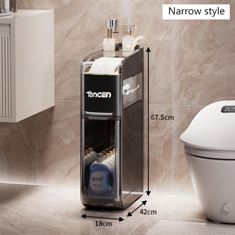 Modern Storage Holders Mobile Organizers Racks Bathroom Display Storage Rack Dust-proof Floor Holder Aesthetic Home Furniture
Modern Storage Holders Mobile Organizers Racks Bathroom Display Storage Rack Dust-proof Floor Holder Aesthetic Home Furniture