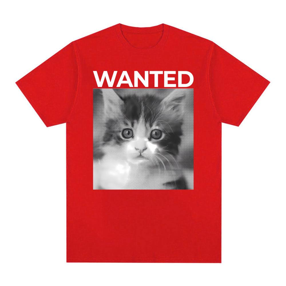 Wanted Cat Cute Funny Kawaii Kitten Graphic Tee Shirt Unisex Women Clothing Fashion Vintage Hot Sale T Shirts Cotton Casual Tshirt S
Wanted Cat Cute Funny Kawaii Kitten Graphic Tee Shirt Unisex Women Clothing Fashion Vintage Hot Sale T Shirts Cotton Casual Tshirt S
