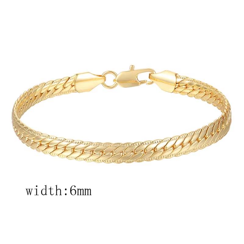 4 Стиля Новый Женский Мужской Цвет Желтого Золота Круглый Растительный Звено Панцирная Цепочка Браслет 20cm
4 Стиля Новый Женский Мужской Цвет Желтого Золота Круглый Растительный Звено Панцирная Цепочка Браслет 20cm