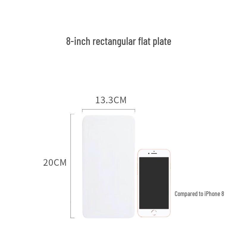 PYTHONIC White Rectangular Stoneware Dessert Plate
PYTHONIC White Rectangular Stoneware Dessert Plate
