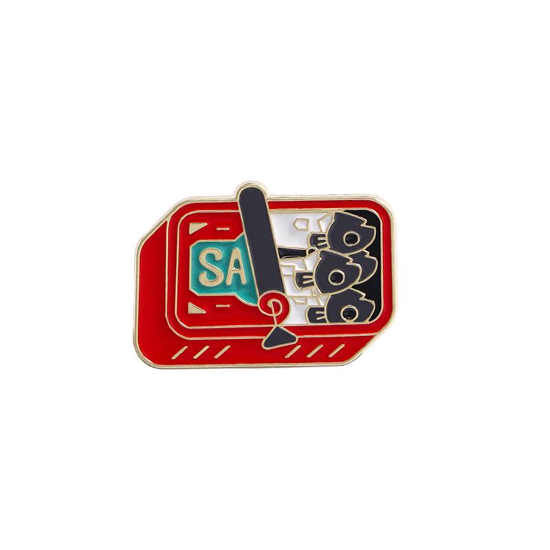 Funny Red Canned Fish Shaped Enamel Brooches Cute Food Design Golden Pins Women Girls Backpack Bag Dress Badge
Funny Red Canned Fish Shaped Enamel Brooches Cute Food Design Golden Pins Women Girls Backpack Bag Dress Badge