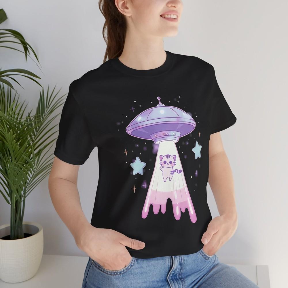Cute UFO Cat Shirts, Funny Cat T-Shirt, Cute Cat, Kitty Shirt, Cat Lady Unisex T-Shirt XXXXL
Cute UFO Cat Shirts, Funny Cat T-Shirt, Cute Cat, Kitty Shirt, Cat Lady Unisex T-Shirt XXXXL