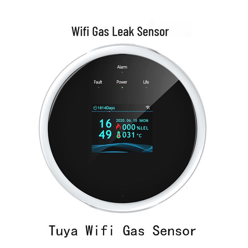 Graffiti Air Sense WiFi Gas Leak Detector: Natural Gas, Methane, Biogas Alarm with Temperature Sensing and TUYA Integration. Sensor (No Power Adapter)
Graffiti Air Sense WiFi Gas Leak Detector: Natural Gas, Methane, Biogas Alarm with Temperature Sensing and TUYA Integration. Sensor (No Power Adapter)