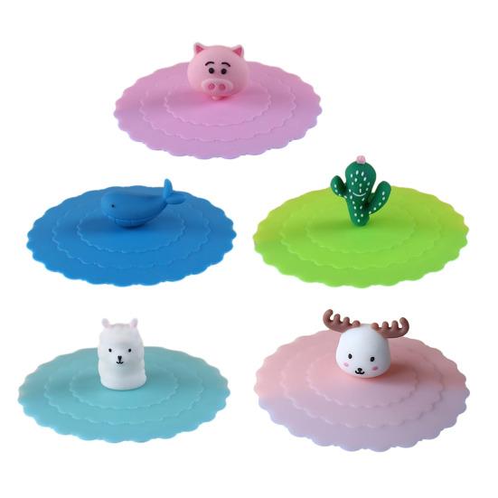 5Pcs Silicone Cup Lid Leak-Proof Heat-Resistant Cover for Glass Mugs Coffee Cups Food-Grade Odorless Cute Kitchen Accessory for Home E
5Pcs Silicone Cup Lid Leak-Proof Heat-Resistant Cover for Glass Mugs Coffee Cups Food-Grade Odorless Cute Kitchen Accessory for Home E