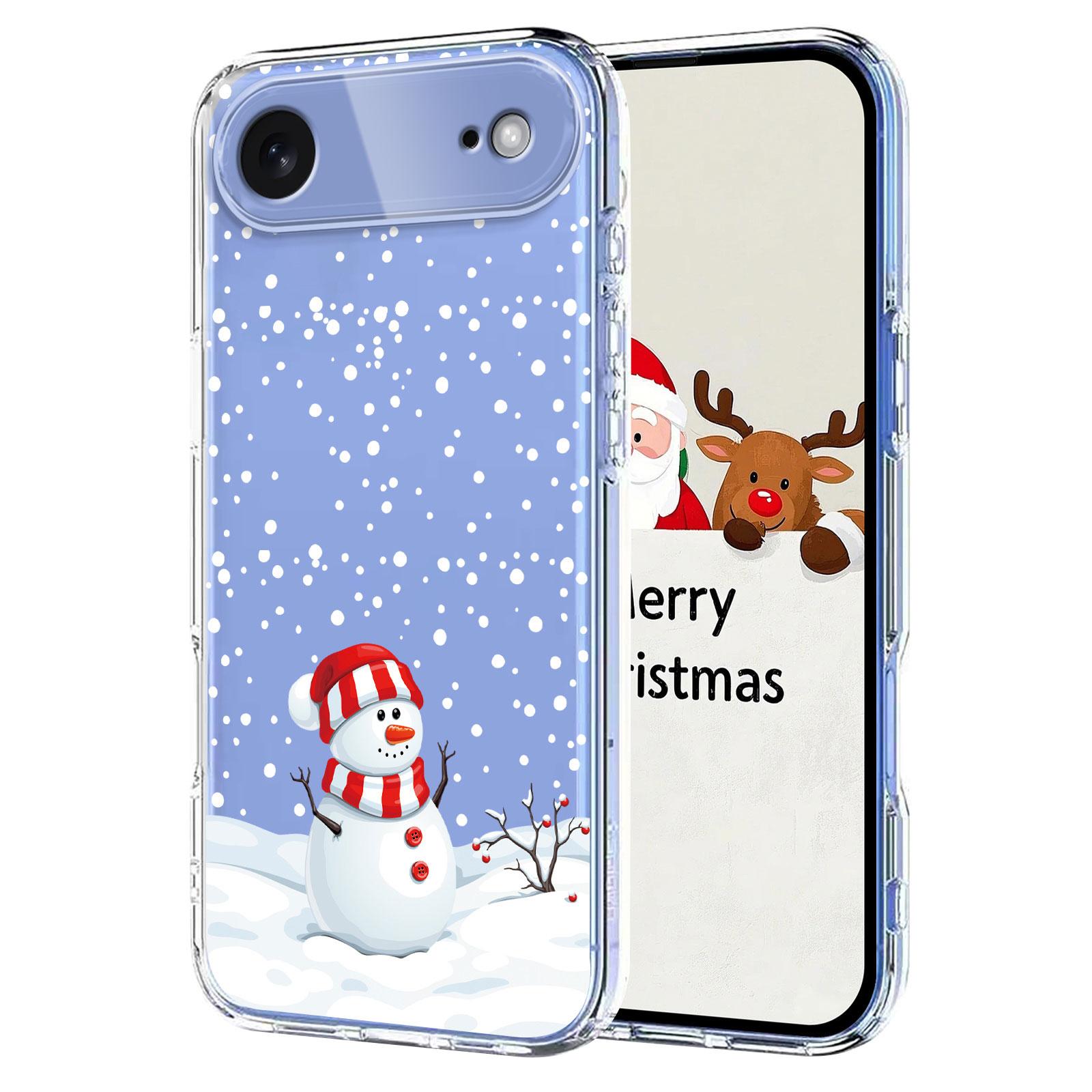 For iPhone 17 Air Case Christmas Themed Pattern Printing TPU Phone Back Cover Christmas Snowman
For iPhone 17 Air Case Christmas Themed Pattern Printing TPU Phone Back Cover Christmas Snowman