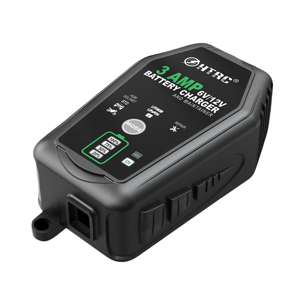 6V 12V 3A Automatic Battery Charger Battery Trickle Charger for Car Motorcycle for Lithium LiFePO4 Lead-Acid Battery
6V 12V 3A Automatic Battery Charger Battery Trickle Charger for Car Motorcycle for Lithium LiFePO4 Lead-Acid Battery