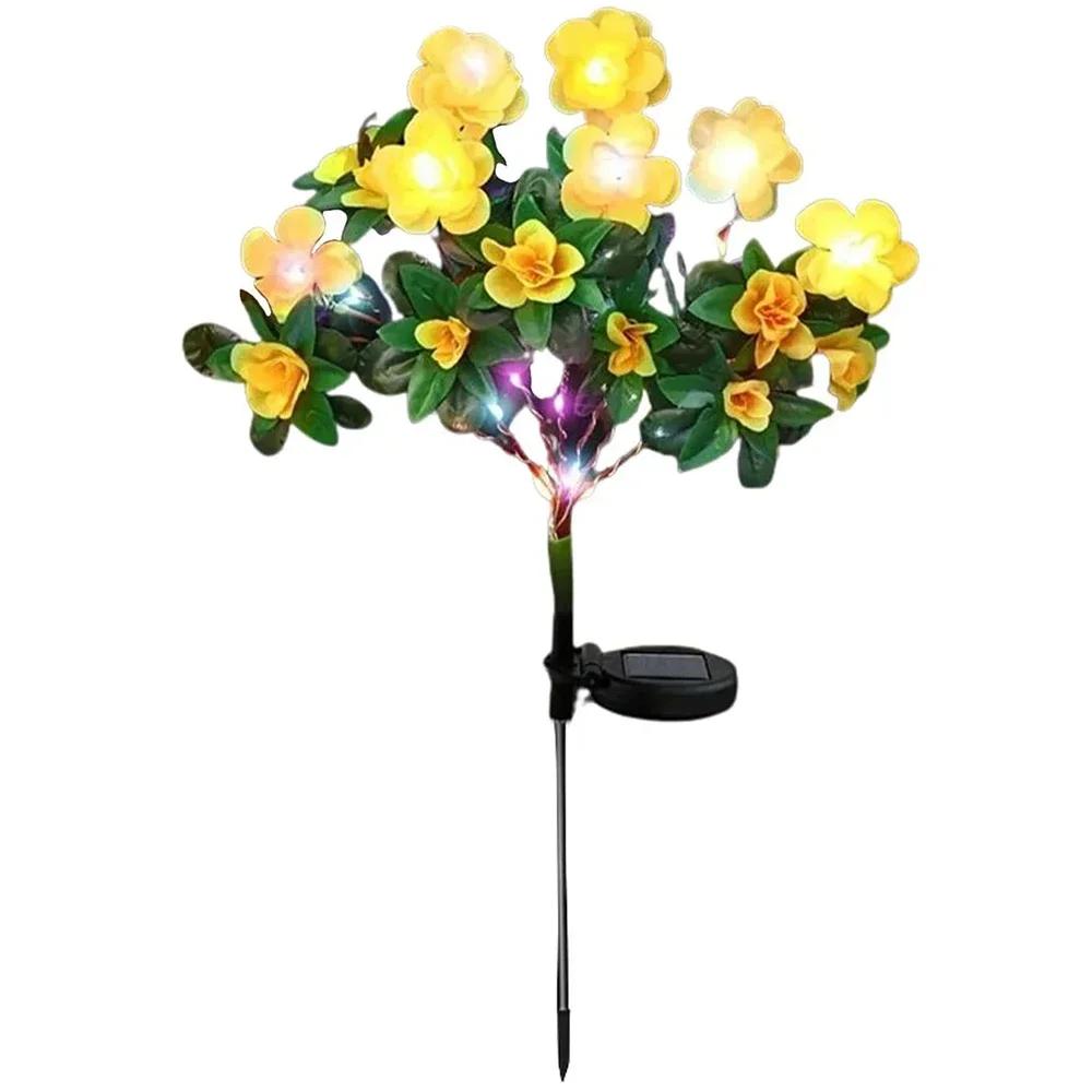 LED Solar Rhododendron Light Waterproof Flower Light Outdoor Decoration Lawn Trail Lighting Festival Wedding Decoration жовтий
LED Solar Rhododendron Light Waterproof Flower Light Outdoor Decoration Lawn Trail Lighting Festival Wedding Decoration жовтий