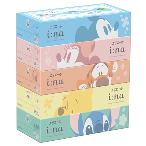 Elleair i:na Tissue Paper, 150 count x 5 packs (Disney Design, Filmless)
Elleair i:na Tissue Paper, 150 count x 5 packs (Disney Design, Filmless)