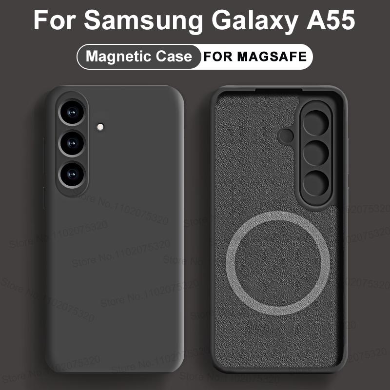 Силиконовый магнитный чехол для телефона для Samsung S24 S23 S22 S21 S25 Ultra A55 A54 A35 A25 A15 5G Чехол для беспроводной зарядки Magsafe For Samsung A15 5G
Силиконовый магнитный чехол для телефона для Samsung S24 S23 S22 S21 S25 Ultra A55 A54 A35 A25 A15 5G Чехол для беспроводной зарядки Magsafe For Samsung A15 5G
