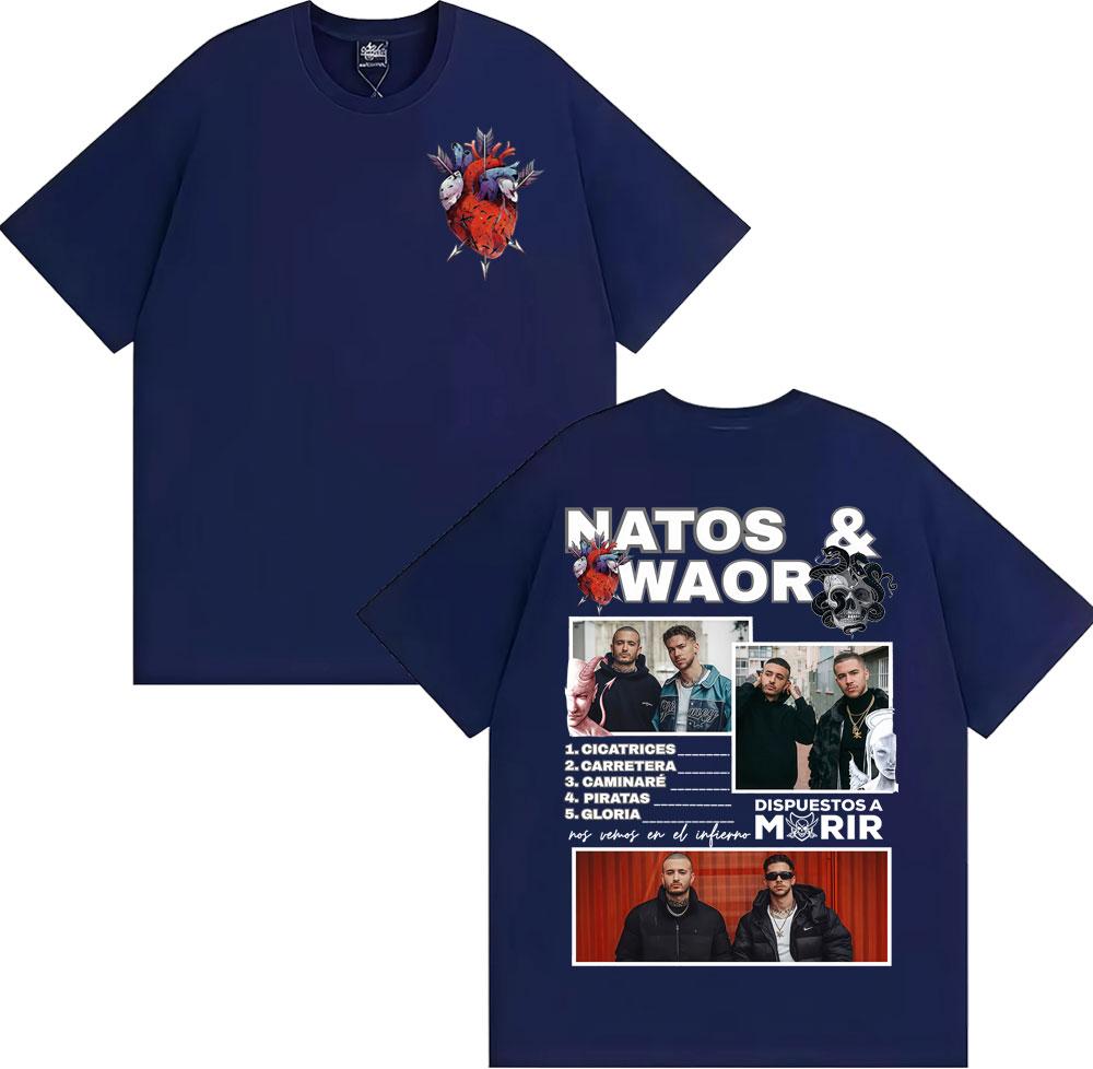 2025 Summer Rapper NATOS WAOR Album Tour Merch Tshirt Male Hiphop Pop Street Tshirt Loose Cotton Shortsleeved Tshirt 4XL
2025 Summer Rapper NATOS WAOR Album Tour Merch Tshirt Male Hiphop Pop Street Tshirt Loose Cotton Shortsleeved Tshirt 4XL