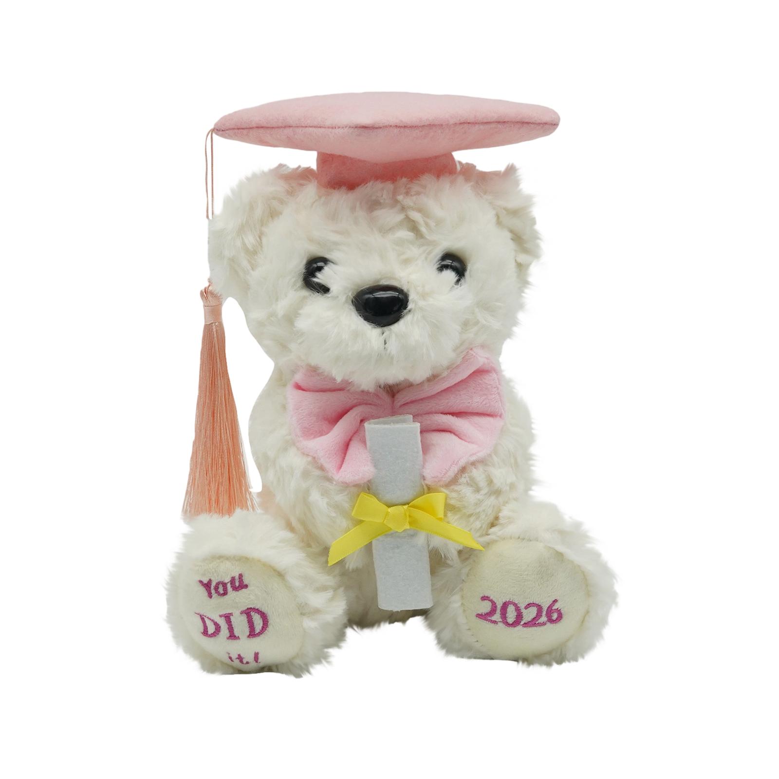 Graduation Plush Bear with Cap Bow and Diploma Embroidered Details Soft Stuffed Toy Keepsake Gift 2026 Edition One Size
Graduation Plush Bear with Cap Bow and Diploma Embroidered Details Soft Stuffed Toy Keepsake Gift 2026 Edition One Size
