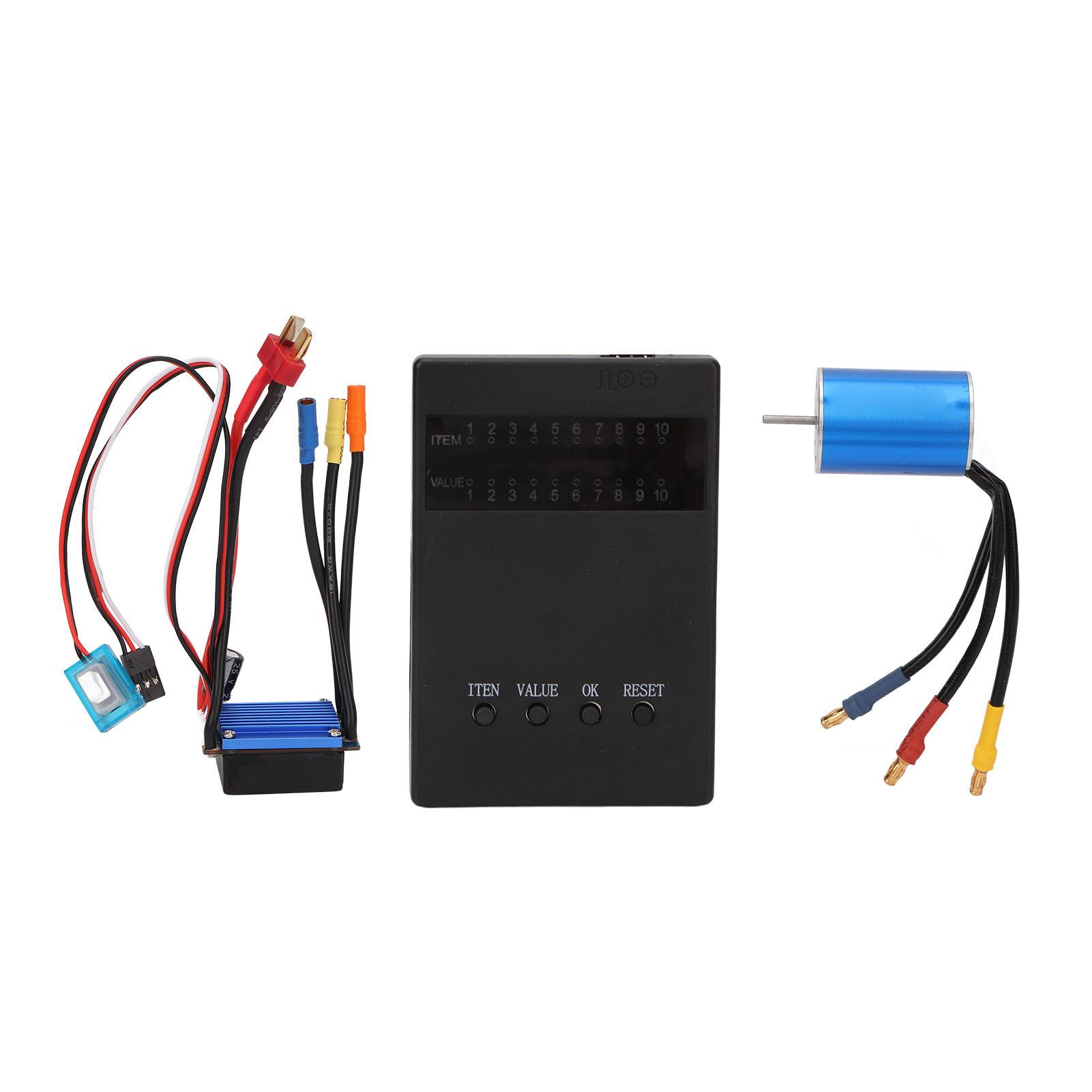 2435 3300KV Brushless Motor 25A Brushless ESC Programming Card Combo Set for 116 118 Remote
2435 3300KV Brushless Motor 25A Brushless ESC Programming Card Combo Set for 116 118 Remote