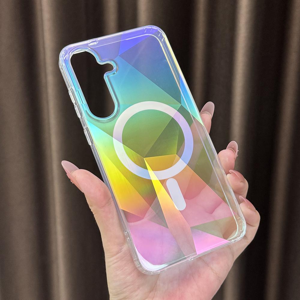 Diamond Shape For Magsafe Phone Case For Samsung Galaxy S25 S24 FE Plus Edge Magnetic Wireless Charge Shockproof Hard Back Cover Pc + tpu&Galaxy S25+
Diamond Shape For Magsafe Phone Case For Samsung Galaxy S25 S24 FE Plus Edge Magnetic Wireless Charge Shockproof Hard Back Cover Pc + tpu&Galaxy S25+