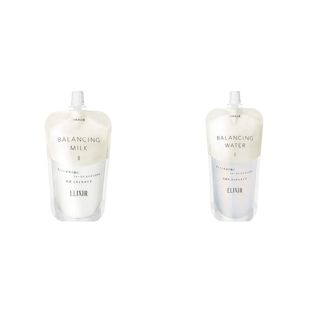 ELIXIR REFLET Set Purchase Balancing Milk Emulsion 2 (Thick Type) (Refill) 110mL Water Lotion 1 (Thin 150mL
ELIXIR REFLET Set Purchase Balancing Milk Emulsion 2 (Thick Type) (Refill) 110mL Water Lotion 1 (Thin 150mL