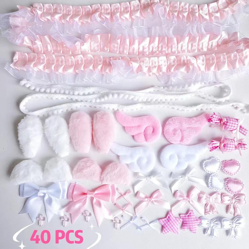 40Pcs/Set Ear Handmade Material Pack Pain Bag Pink Colorful Material Pack Set Card Cover Decoration DIY розовый
40Pcs/Set Ear Handmade Material Pack Pain Bag Pink Colorful Material Pack Set Card Cover Decoration DIY розовый