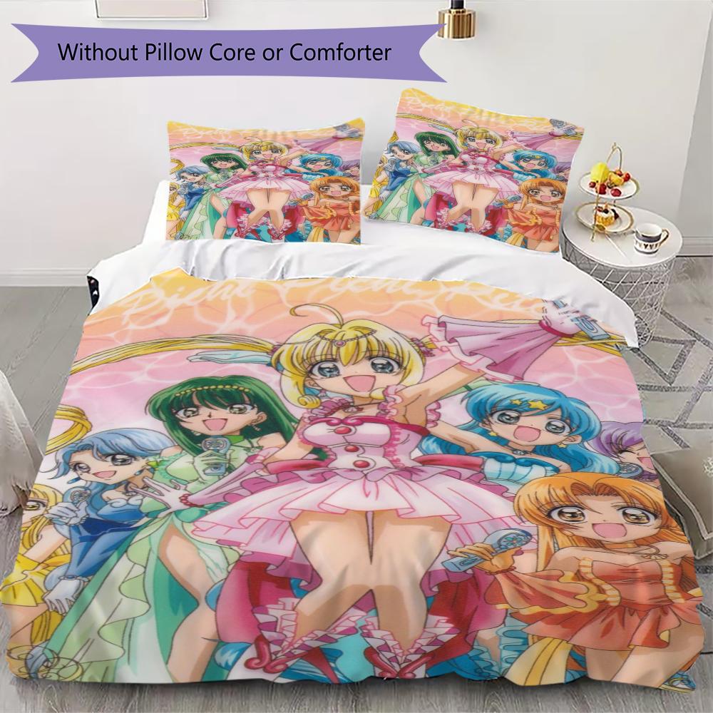 Mermaid MelodyPattern Bedding uilt Set uilt Cover Pillowcase Home Decoration Birthday Gift (1 * duvet cover + 2 * pillowcase without core)87 135x200cm
Mermaid MelodyPattern Bedding uilt Set uilt Cover Pillowcase Home Decoration Birthday Gift (1 * duvet cover + 2 * pillowcase without core)87 135x200cm