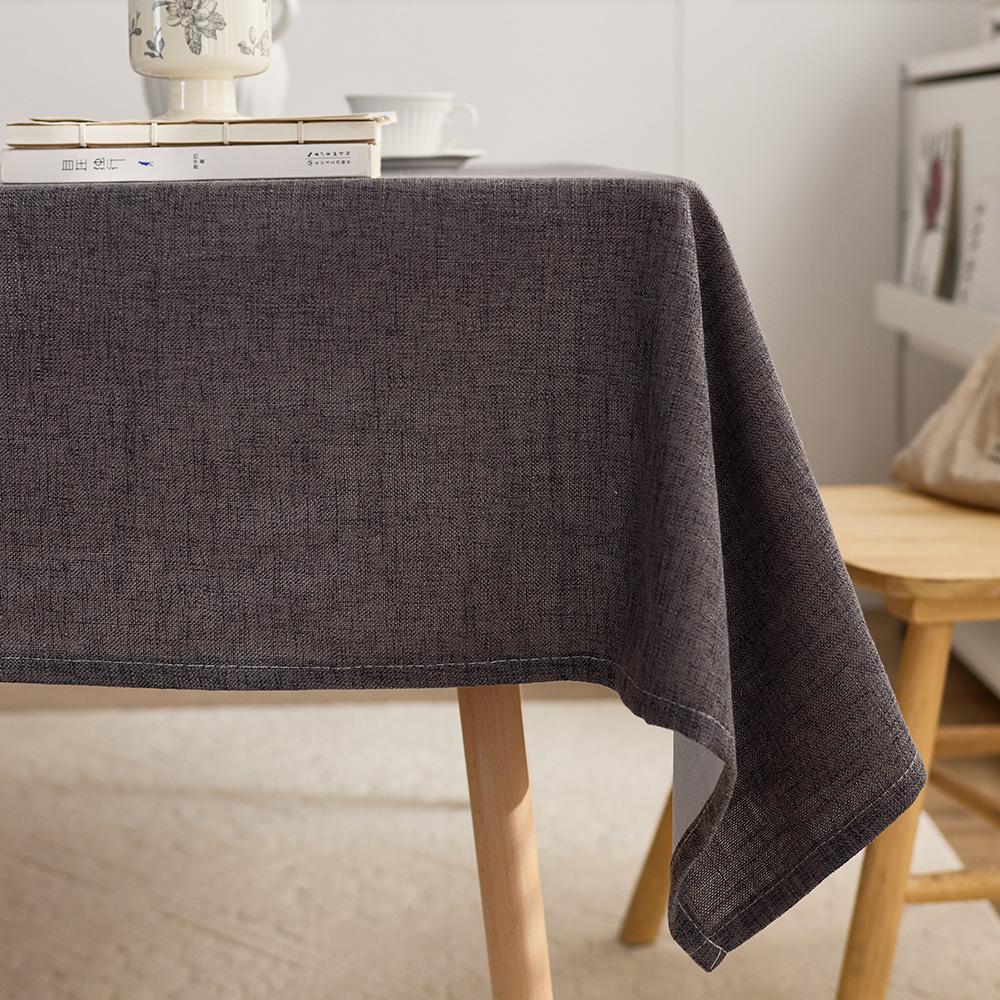 Thickened cotton and linen style fabric art Nordic Japanese beige gray conference tablecloth tablecloth 100x140
Thickened cotton and linen style fabric art Nordic Japanese beige gray conference tablecloth tablecloth 100x140