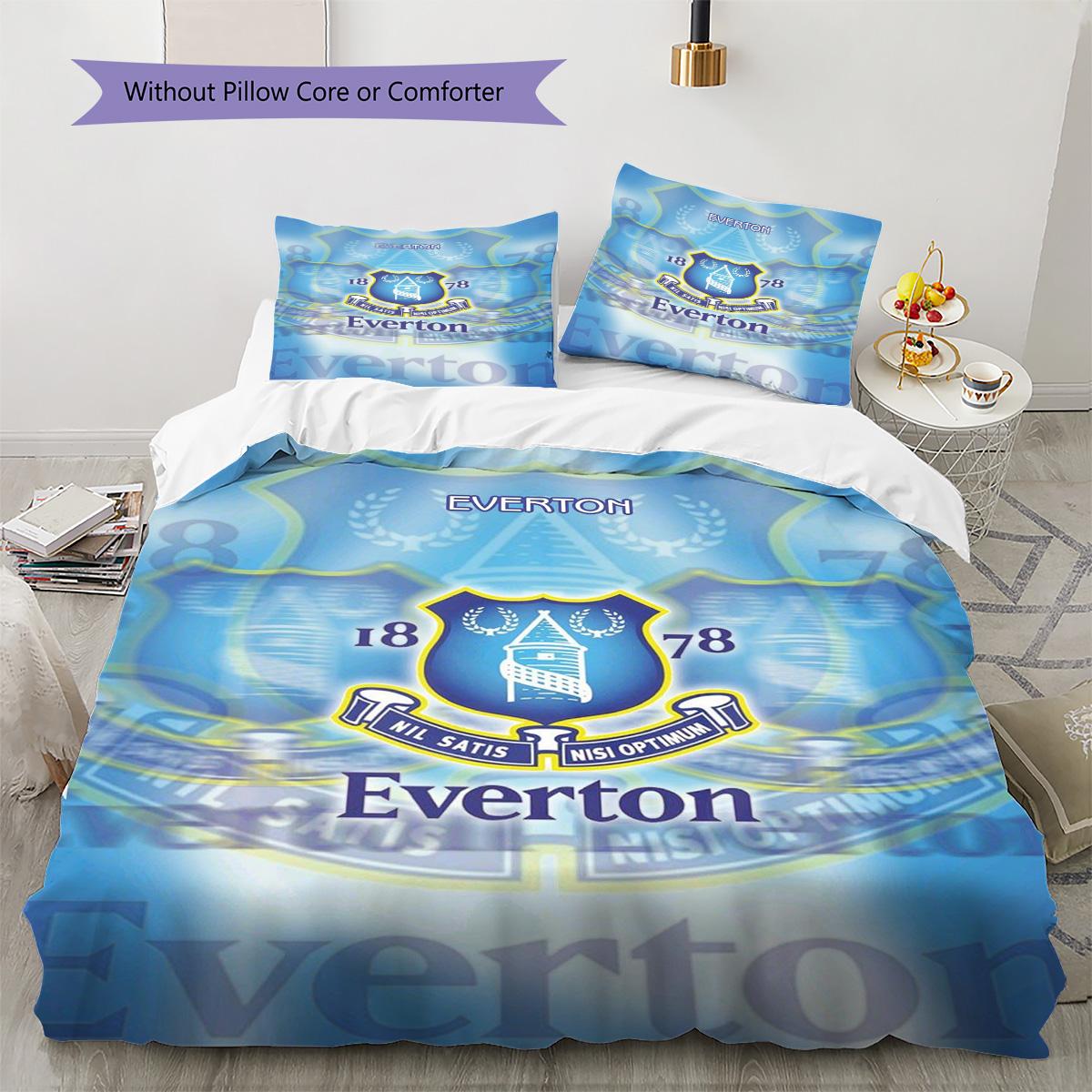 Everton Pattern Bedding Quilt Set Quilt Cover Pillowcase Home Decoration Birthday Gift (1 * duvet cover + 2 * pillowcase, without core) 135x200cm
Everton Pattern Bedding Quilt Set Quilt Cover Pillowcase Home Decoration Birthday Gift (1 * duvet cover + 2 * pillowcase, without core) 135x200cm