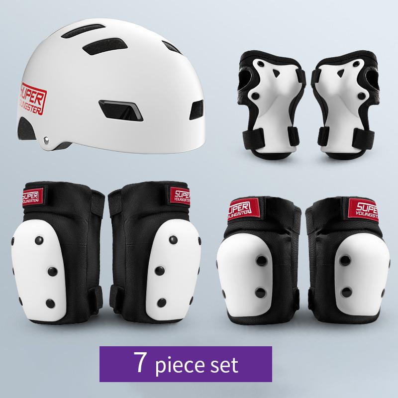 Child protective equipment helmet elbow knee pads for girls aged 3 4 5 6 7 8 9 10 11 12 year boy Suitable for roller skating and skiing L-(45-80kg)
Child protective equipment helmet elbow knee pads for girls aged 3 4 5 6 7 8 9 10 11 12 year boy Suitable for roller skating and skiing L-(45-80kg)
