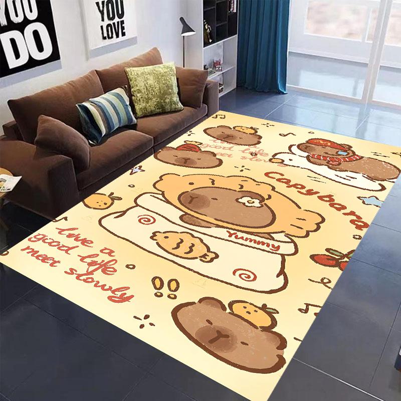 Cute Capybara Printed Carpet Non-slip Multi Function carpet Living Room Rugs Entrance Floor mat Home Hallway Home Decor 40cmx60cm
Cute Capybara Printed Carpet Non-slip Multi Function carpet Living Room Rugs Entrance Floor mat Home Hallway Home Decor 40cmx60cm