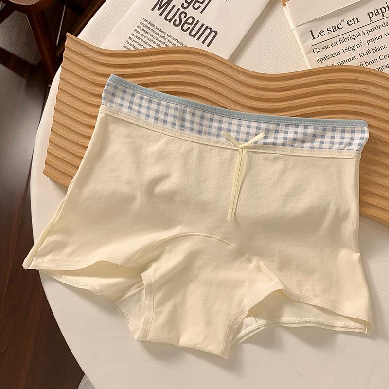 Women s Summer Color Contrast 10A Antibacterial Extended and Wide Crotch High Waist Flat Angle Briefs L шампанского
Women s Summer Color Contrast 10A Antibacterial Extended and Wide Crotch High Waist Flat Angle Briefs L шампанского
