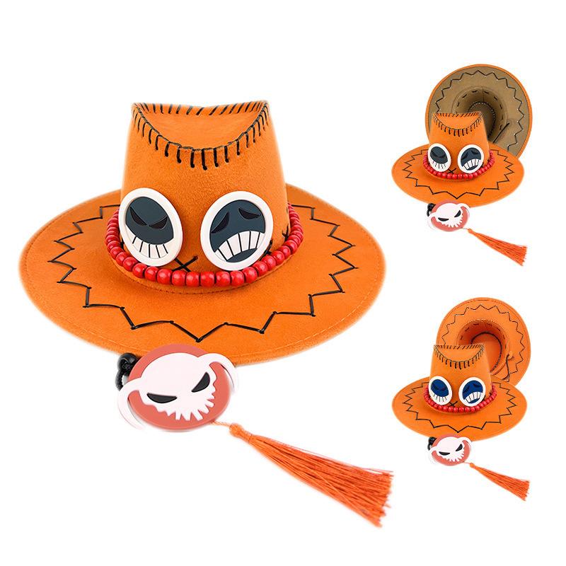 ONE PIECE Эйс такая же джазовая шляпа модная шляпа для улицы шляпа от солнца универсальная шляпа для защиты от солнца ковбойская шляпа для мужчин и женщин M(56-58cm)
ONE PIECE Эйс такая же джазовая шляпа модная шляпа для улицы шляпа от солнца универсальная шляпа для защиты от солнца ковбойская шляпа для мужчин и женщин M(56-58cm)