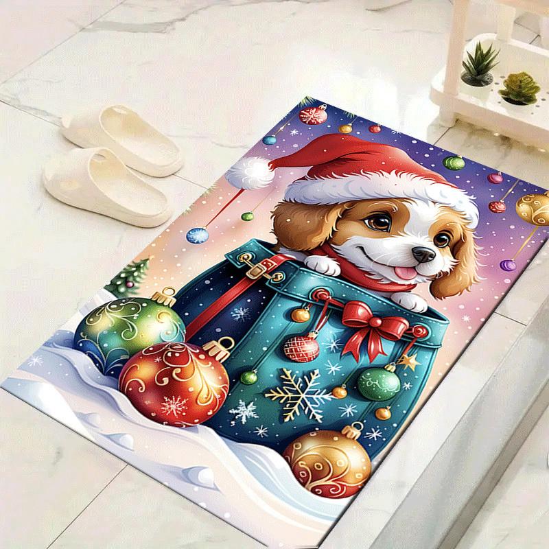 1pc Christmas Puppy Design Indoor Area Rug - Soft, Anti-Slip, and Durable Gaming Room Decor for Bedroom 60cm by 90cm
1pc Christmas Puppy Design Indoor Area Rug - Soft, Anti-Slip, and Durable Gaming Room Decor for Bedroom 60cm by 90cm