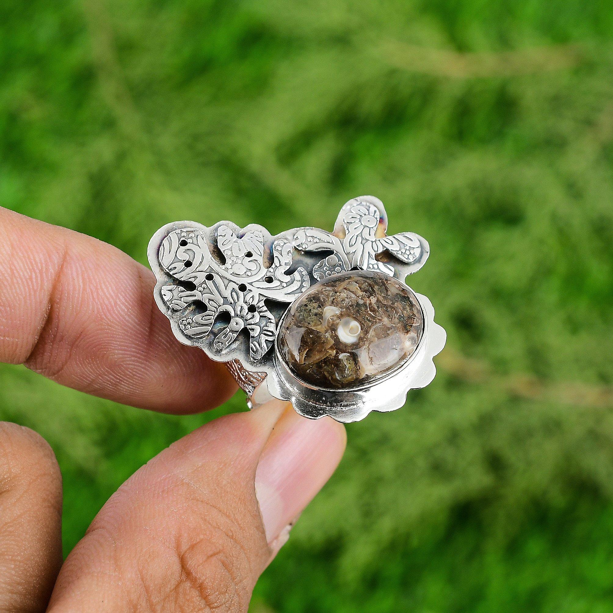 Подарок для женщин Эффектное регулируемое кольцо Серебро 925 пробы Натуральный агат Туррителла Adjustable
Подарок для женщин Эффектное регулируемое кольцо Серебро 925 пробы Натуральный агат Туррителла Adjustable