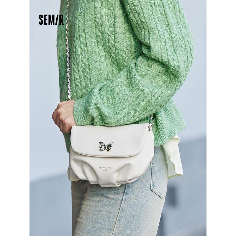 Senma Bag Dumpling Bag Women 2024 New Fashion Butterfly Shoulder Bag Exquisite Small Pleat Messenger Bag Women s Bag Milk White 10501
Senma Bag Dumpling Bag Women 2024 New Fashion Butterfly Shoulder Bag Exquisite Small Pleat Messenger Bag Women s Bag Milk White 10501