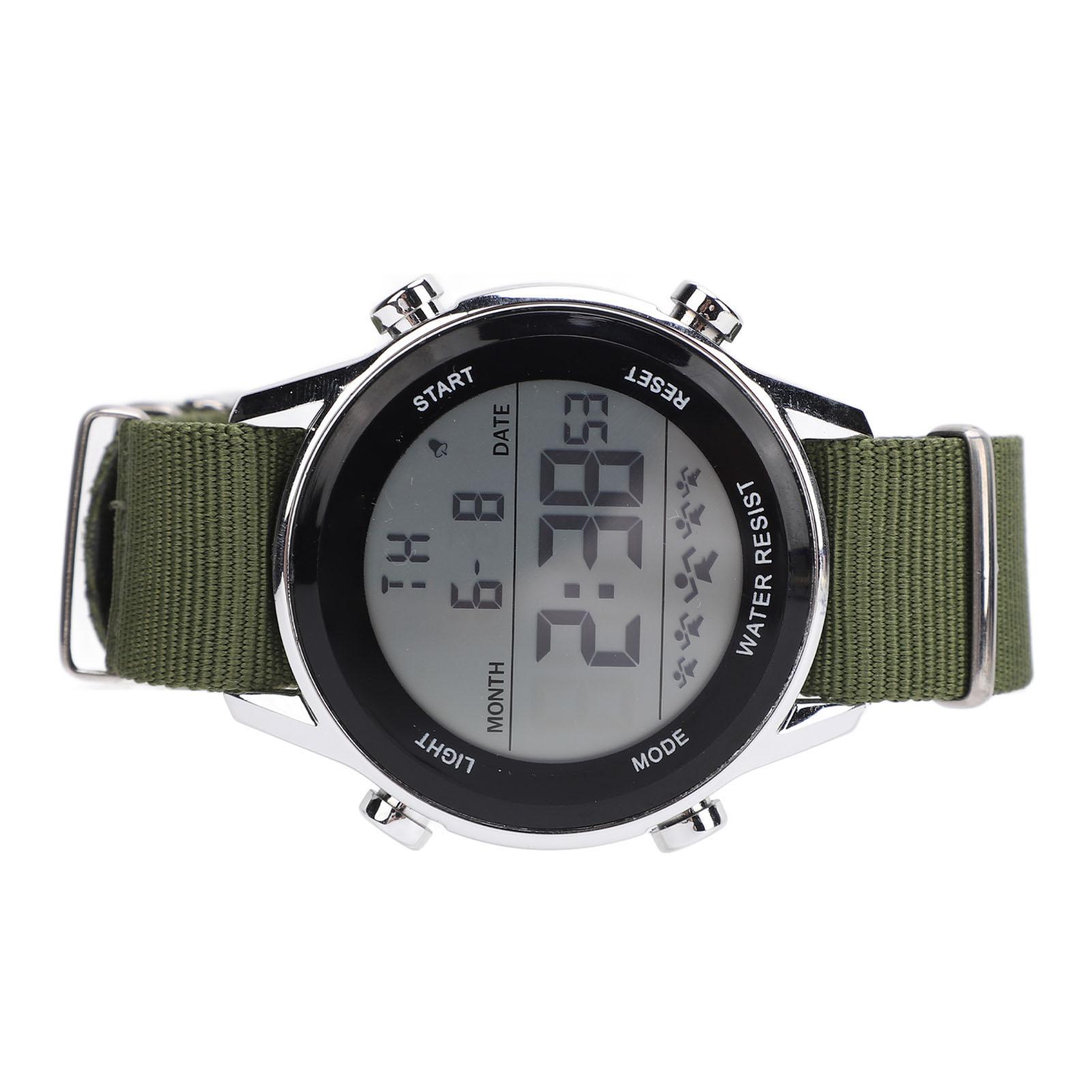 Mens Digital Sports Waterproof Watch Dual Time Zone Stopwatch Calendar Day Display Alarm Clock EL Backlight 50m Waterproof 12Celsius24 Hour System Wri
Mens Digital Sports Waterproof Watch Dual Time Zone Stopwatch Calendar Day Display Alarm Clock EL Backlight 50m Waterproof 12Celsius24 Hour System Wri