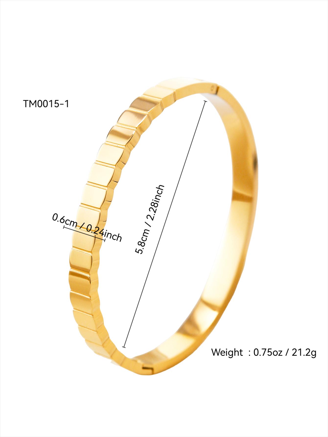 Винтажный простой браслет с инкрустацией цирконием с позолотой 18 карат, браслет из нержавеющей стали «Любовь» в стиле легкой роскоши, женский браслет
Винтажный простой браслет с инкрустацией цирконием с позолотой 18 карат, браслет из нержавеющей стали «Любовь» в стиле легкой роскоши, женский браслет