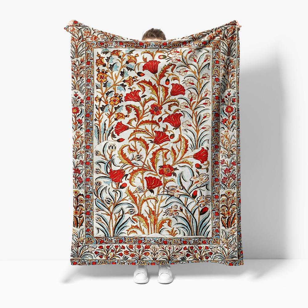 Retro floral pattern Flannel printed blanket suitable for all seasons suitable for living room office sofa and travel 180x250CM 75x100cm
Retro floral pattern Flannel printed blanket suitable for all seasons suitable for living room office sofa and travel 180x250CM 75x100cm