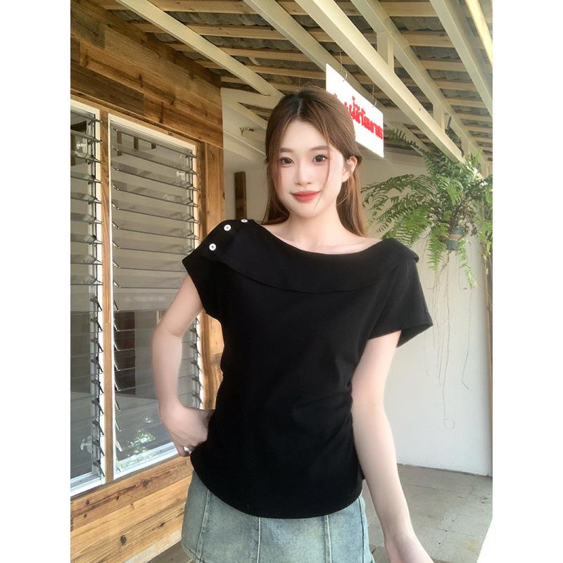 2026 Summer Plus Size Women s Sweet Ruffle Slimming Short Sleeve T-shirt 4XL чорний
2026 Summer Plus Size Women s Sweet Ruffle Slimming Short Sleeve T-shirt 4XL чорний
