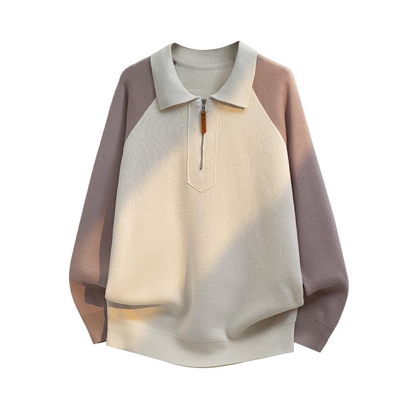 Men s Hong Kong Style V-neck Sweater: Autumn/Winter Knitwear Polo Lapel Top for Teens M хізер сірий колір
Men s Hong Kong Style V-neck Sweater: Autumn/Winter Knitwear Polo Lapel Top for Teens M хізер сірий колір