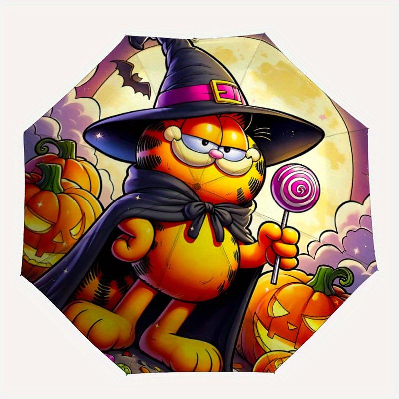 1pc Garfield Halloween Automatic Open/Close Umbrella, Portable 3-Fold Compact Umbrella for Men & Women, Perfect Gift for Birthday074
1pc Garfield Halloween Automatic Open/Close Umbrella, Portable 3-Fold Compact Umbrella for Men & Women, Perfect Gift for Birthday074
