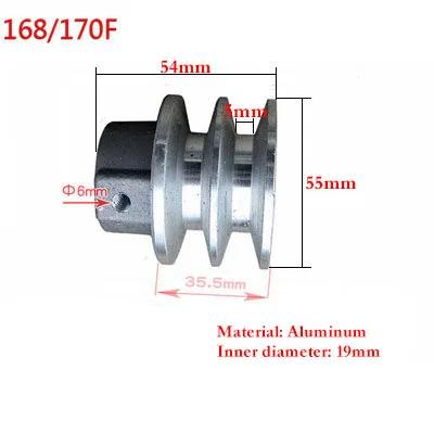 V Belt Pulley Bore Die Double Groove For Honda 168F 170F GX110 GX120 GX160 GX200 7HP ATV Go Kart Engines
V Belt Pulley Bore Die Double Groove For Honda 168F 170F GX110 GX120 GX160 GX200 7HP ATV Go Kart Engines