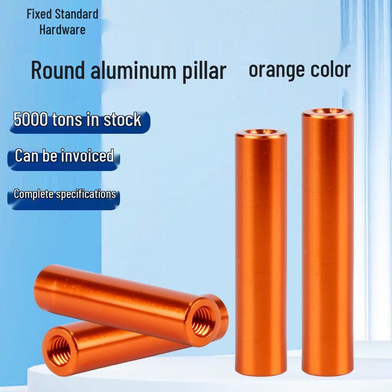 Round M3 Aluminum Double-Pass Connecting Column for FPV Drone Frame Support. D5*M3*4 Orange
Round M3 Aluminum Double-Pass Connecting Column for FPV Drone Frame Support. D5*M3*4 Orange