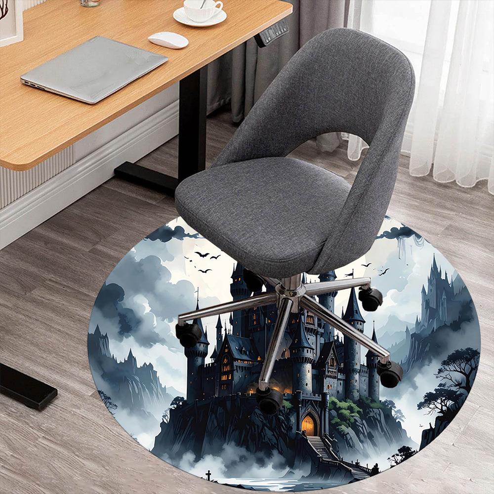 1pc castle spooky Round Chair mat Area Rug - Non-Slip, Floor Mat for Office, Bedroom, and Indoor Decor -1002018 80cm by 80cm
1pc castle spooky Round Chair mat Area Rug - Non-Slip, Floor Mat for Office, Bedroom, and Indoor Decor -1002018 80cm by 80cm