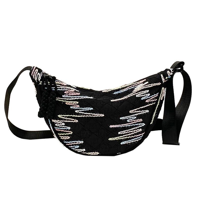 Женская сумка через плечо Сумка для пельменей чёрный