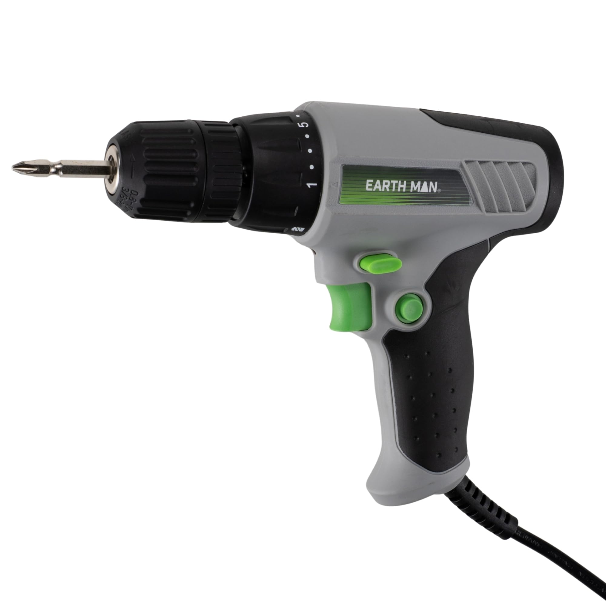 Takagi Corded Drill Driver EARTH and variable speed 19 torque bit LED power & DDR-70A MAN Drilling, screwing, loosening; control; settings; tool-free
Takagi Corded Drill Driver EARTH and variable speed 19 torque bit LED power & DDR-70A MAN Drilling, screwing, loosening; control; settings; tool-free