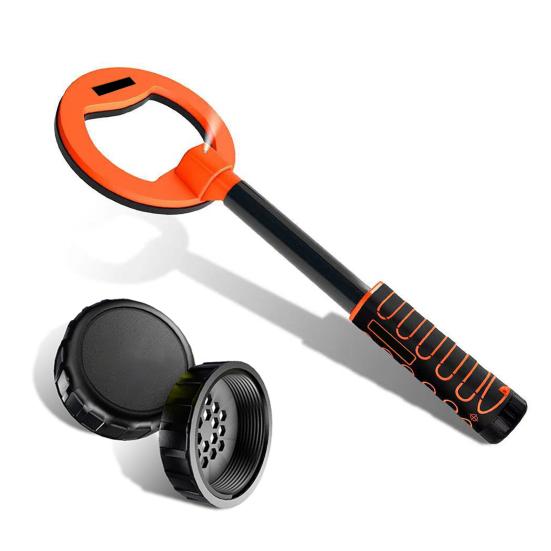 Ручной металлоискатель высокой точности IP68 водонепроницаемый 3 режима регулируемый перезаряжаемый портативный подводный оранжевый