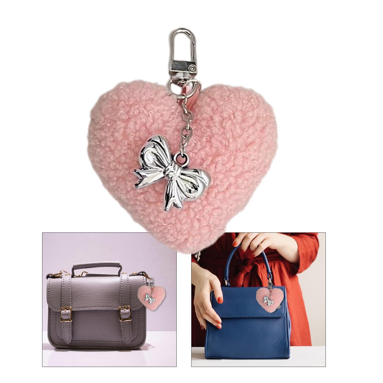 Bowknot Plush Heart Keychain Cute Decorations Keyring Ornament Backpack Handbag Charm Pendant Gift for Girls Women фіолетовий
Bowknot Plush Heart Keychain Cute Decorations Keyring Ornament Backpack Handbag Charm Pendant Gift for Girls Women фіолетовий