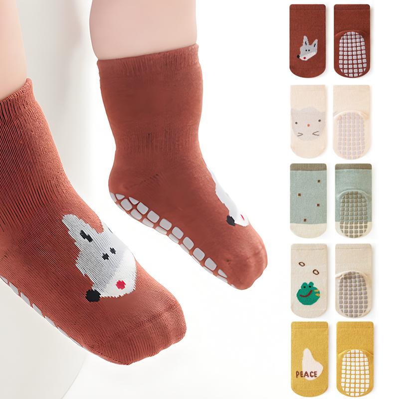 New Winter Autumn Anti Slip Baby Socks Cute Cartoon Animal Print Toddler Kids Floor Sock Rubber Soles Cotton Baby Boy Girl Socks 1-3 Years
New Winter Autumn Anti Slip Baby Socks Cute Cartoon Animal Print Toddler Kids Floor Sock Rubber Soles Cotton Baby Boy Girl Socks 1-3 Years